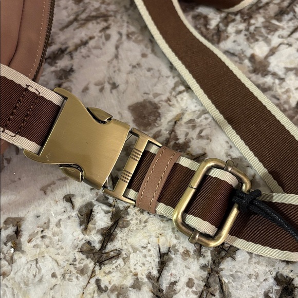 Andar The Devin Checkered Crossbody Bag in Tan and Cream - Picture 8 of 13